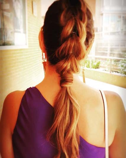 Trenza con extensiones
