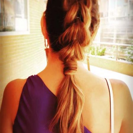 Trenza con extensiones